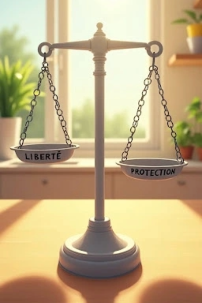 Liberté d’un côté, protection de l’autre : un dilemme à résoudre en cas de Diogène propre.